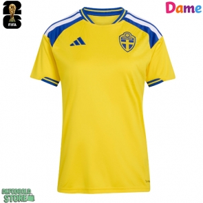 Sverige Replika Hjemmebanetrøje Dame VM 2026 Kortærmet